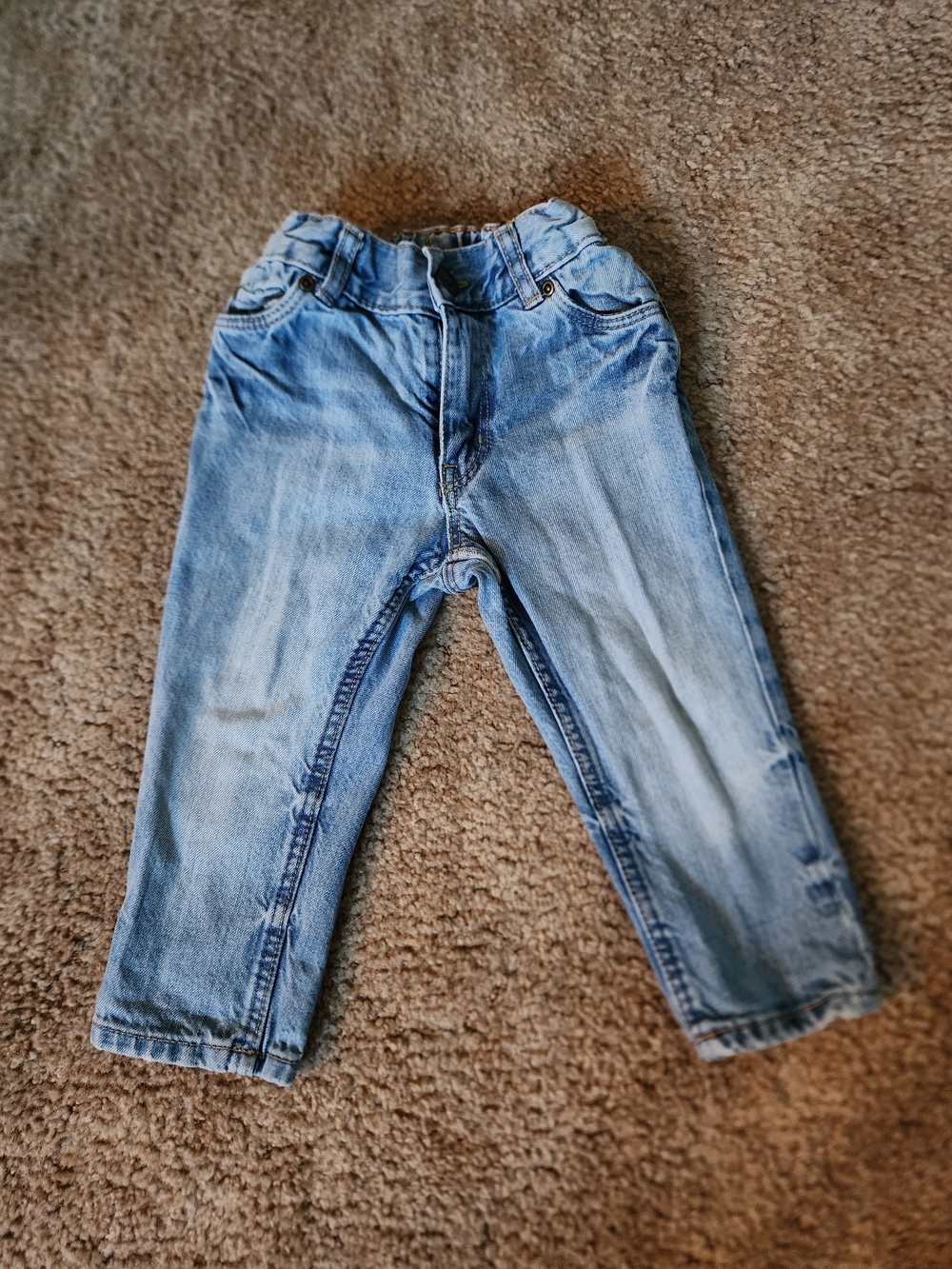 Baby Boy Light Blue Denim Jeans 9-12M - H&M
